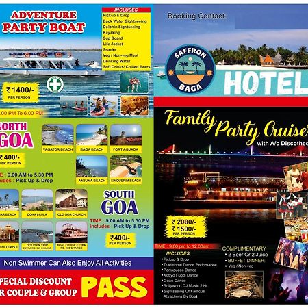 Hotel Saffron Baga Bagian luar foto
