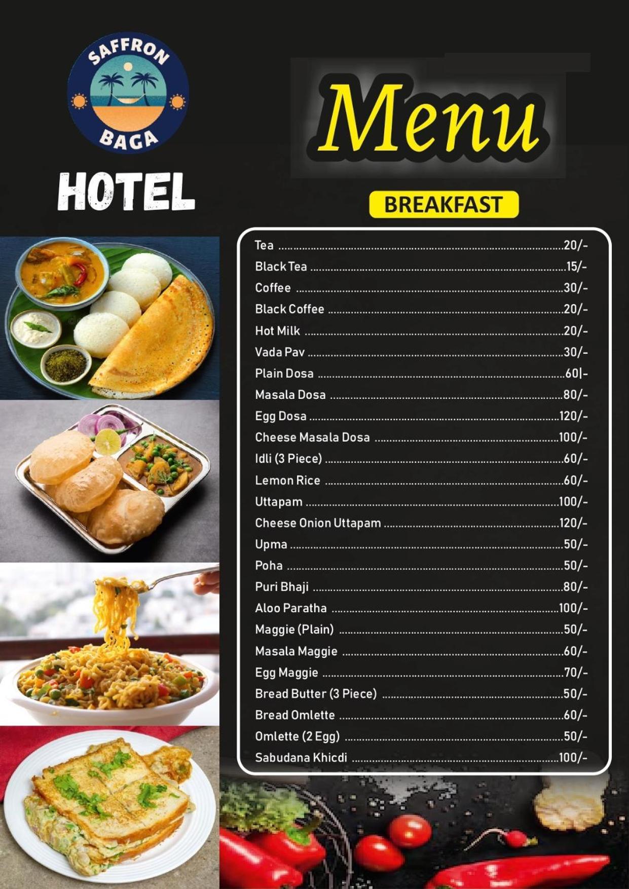 Hotel Saffron Baga Bagian luar foto